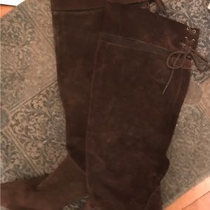 Womens BOOTS STEVE MADDEN BROWN Suade